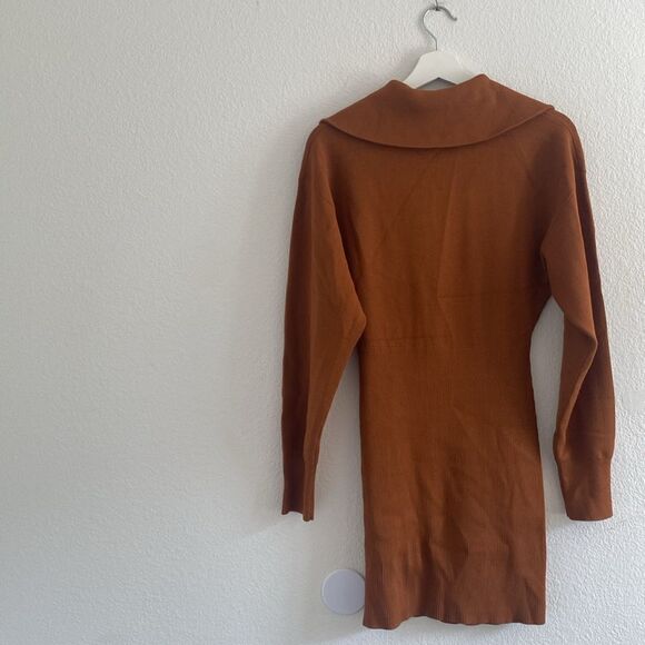 A.L.C. Otto Rib Half Zip Sweater Dress - Picture 8 of 8